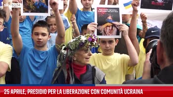 Roma, festa della Liberazione con rappresentati ucraini