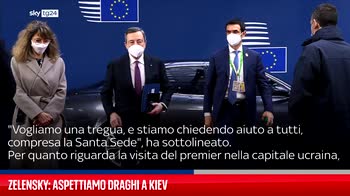 Zelensky: aspettiamo Draghi a Kiev