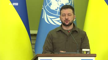 Guerra in Ucraina, Zelensky: Ucraina � priorit� per il mondo
