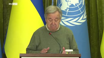 Guterres in Ucraina: inaccettabile guerra nel XXI secolo, ora corridoi per civili
