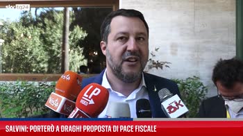 Salvini: "Porterò a Draghi proposta di pace fiscale"