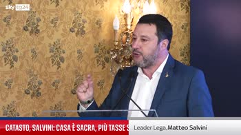 Catasto, Salvini: "Casa è sacra, più tasse sono immorali"