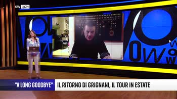 Gianluca Grignani a Wow racconta "A Long Goodbye", suo ultimo singolo