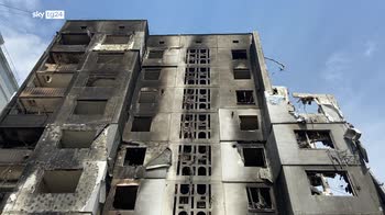 Guerra in Ucraina, Borodyanka un cumulo di macerie dopo i bombardamenti