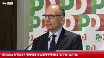 Letta: Ue e grandi Paesi europei tutti insieme a Kiev