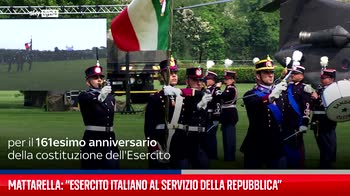 Mattarella: esercito italiano al servizio della Repubblica