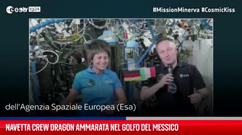 Navetta Crew Dragon ammarata nel Golfo del Messico