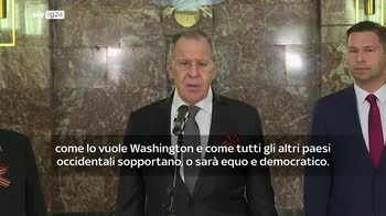 Lavrov: in gioco futuro equilibrio del mondo, Russia guider� l'equit�