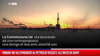 Orban: No all'embargo al petrolio russo e all'invio di armi