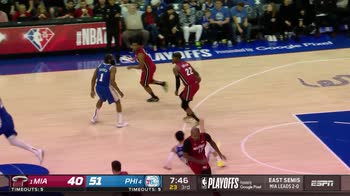 NBA, 33 punti di Jimmy Butler in gara-3 con Philadelphia