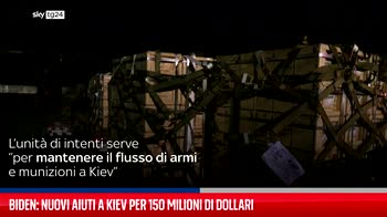 Ucraina, Biden invia nuovi aiuti militari per 150 mln di dollari