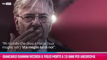 VIDEO Giancarlo Giannini ricorda il figlio morto a 19 anni