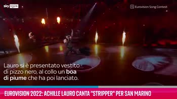VIDEO Eurovision: Achille Lauro con Stripper per San Marino