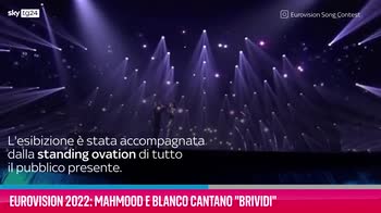 VIDEO Eurovision 2022: Mahmood e Blanco cantano "Brividi"
