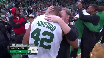 NBA, il saluto tra Bucks e Celtics a fine serie