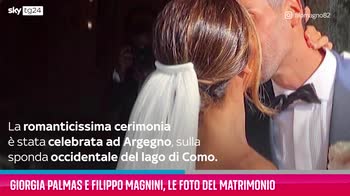 VIDEO Giorgia Palmas e Filippo Magnini, le foto delle nozze