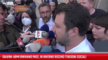 Salvini su Ucraina : “Le armi rinviano la pace"