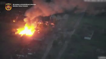 Guerra in Ucraina, colpito deposito di munizioni russo VIDE