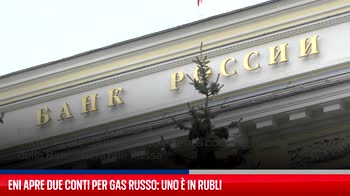Eni apre due conti per gas russo: uno � in rubli