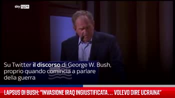 Lapsus di George W. Bush: L? invasione dell?Iraq, volevo dire Ucraina