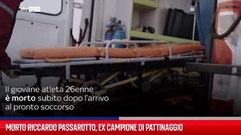 Riccardo Passarotto, ex campione pattinaggio morto a 26 anni