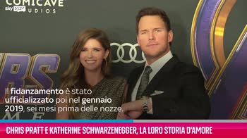 VIDEO Chris Pratt e Katherine Schwarzenegger, storia d'amor