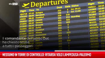 Nessuno in torre di controllo, ritarda volo Lampedusa-Palermo