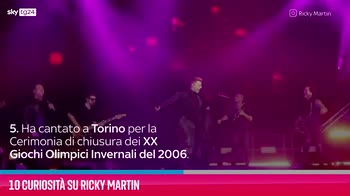 VIDEO Ricky Martin, 10 curiosità su di lui
