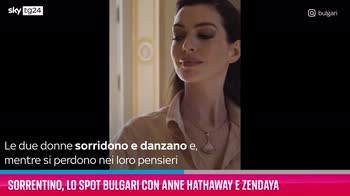 VIDEO Sorrentino, spot Bulgari con Anne Hathaway e Zendaya