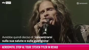 VIDEO Aerosmith, stop al tour: Steven Tyler in rehab