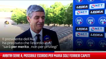 Maria Sole Ferrieri Caputi primo arbitro donna della Serie A?