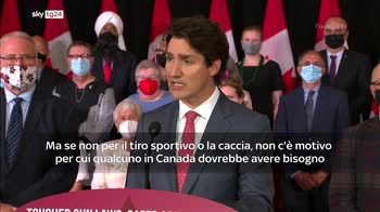 Stop alle armi, Trudeau: nessun bisogno di pistole nella vita quotidiana