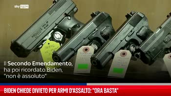 Biden chiede stop alle armi d'assalto