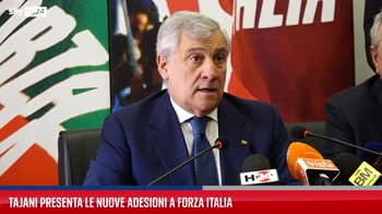 Tajani presenta le nuove adesioni a FI