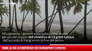 Bonn, al via la conferenza sui cambiamenti climatici