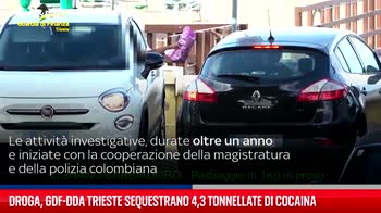 Droga, Gdf-Dda Trieste sequestrano 4,3 tonnellate di cocaina