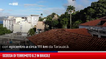 Scossa di terremoto 6.2 in Brasile