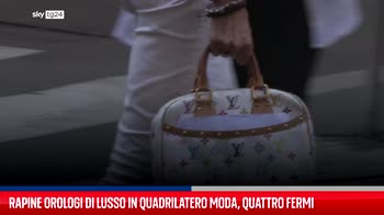 Milano, rapine orologi di lusso in Quadrilatero Moda, quattro fermi