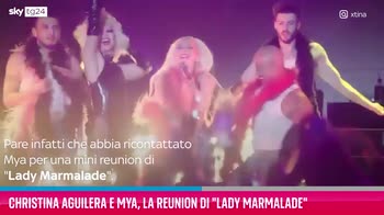 VIDEO Christina Aguilera e Mya, la reunion di Lady Marmalade