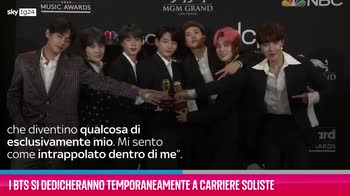 VIDEO I BTS si dedicheranno temporaneamente a carriere soli