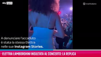 VIDEO Elettra Lamborghini insultata al concerto: la replica
