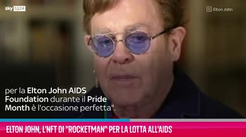 VIDEO Elton John, l'NFT di "Rocketman" per la lotta all'AID