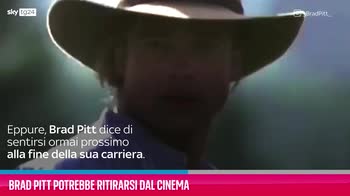 VIDEO Brad Pitt potrebbe ritirarsi dal cinema