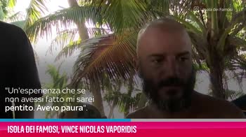 VIDEO Isola dei Famosi, vince Nicolas Vaporidis