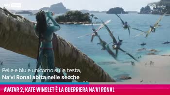 VIDEO Avatar 2, Kate Winslet è la guerriera Na'vi Ronal