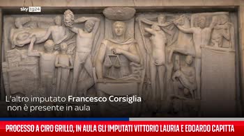 Processo a Ciro Grillo, in aula gli imputati Vittorio Lauria e Edoardo Capitta