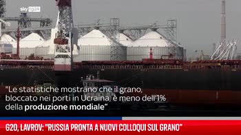 G20, Lavrov: "Russia pronta a nuovi colloqui sul grano"