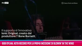 VIDEO Blowin' in the Wind, all'asta la prima incisione