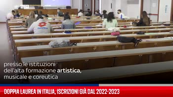 Doppia laurea in Italia, iscrizioni gi� dal 2022-2023
