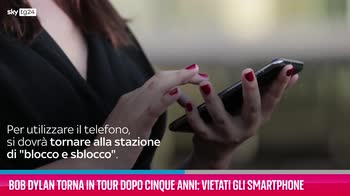 VIDEO Bob Dylan torna in tour e vieta i telefoni